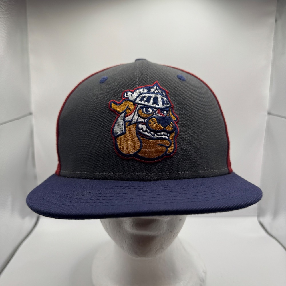 New Era 59FIFTY Marvel Defenders of the Diamond 7 1/2 Bulldog Hat Round Rock Red